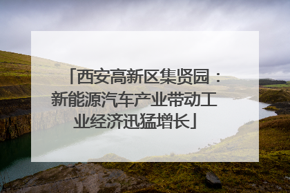 西安高新区集贤园：新能源汽车产业带动工业经济迅猛增长