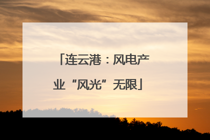 连云港：风电产业“风光”无限