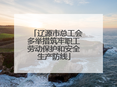 辽源市总工会多举措筑牢职工劳动保护和安全生产防线