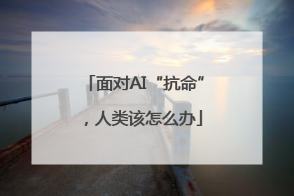 面对AI“抗命”，人类该怎么办