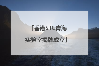 香港STC青海实验室揭牌成立