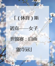 （体育）斯诺克——女子世锦赛：白雨露夺冠