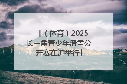 （体育）2025长三角青少年滑雪公开赛在沪举行