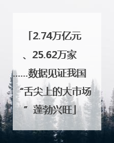 2.74万亿元、25.62万家……数据见证我国“舌尖上的大市场”蓬勃兴旺