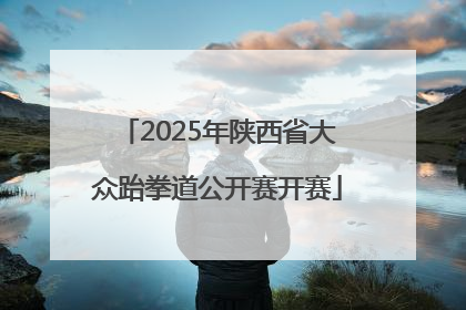 2025年陕西省大众跆拳道公开赛开赛