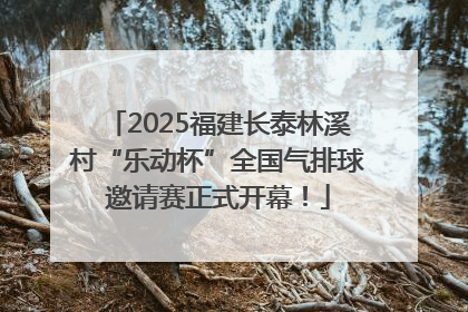 2025福建长泰林溪村“乐动杯”全国气排球邀请赛正式开幕！